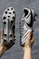 Бутсы Nike Tiempo Ligera Pro FG - серебряный
