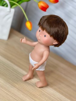 Кукла для девочки виниловая 30см Пиппо без одежды (2899W4)