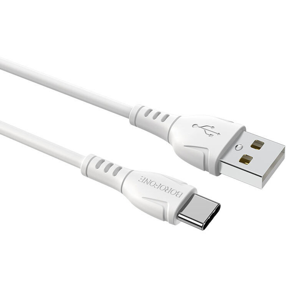 Кабель Borofone BX51 USB-Type-C 3A 1м PVC White