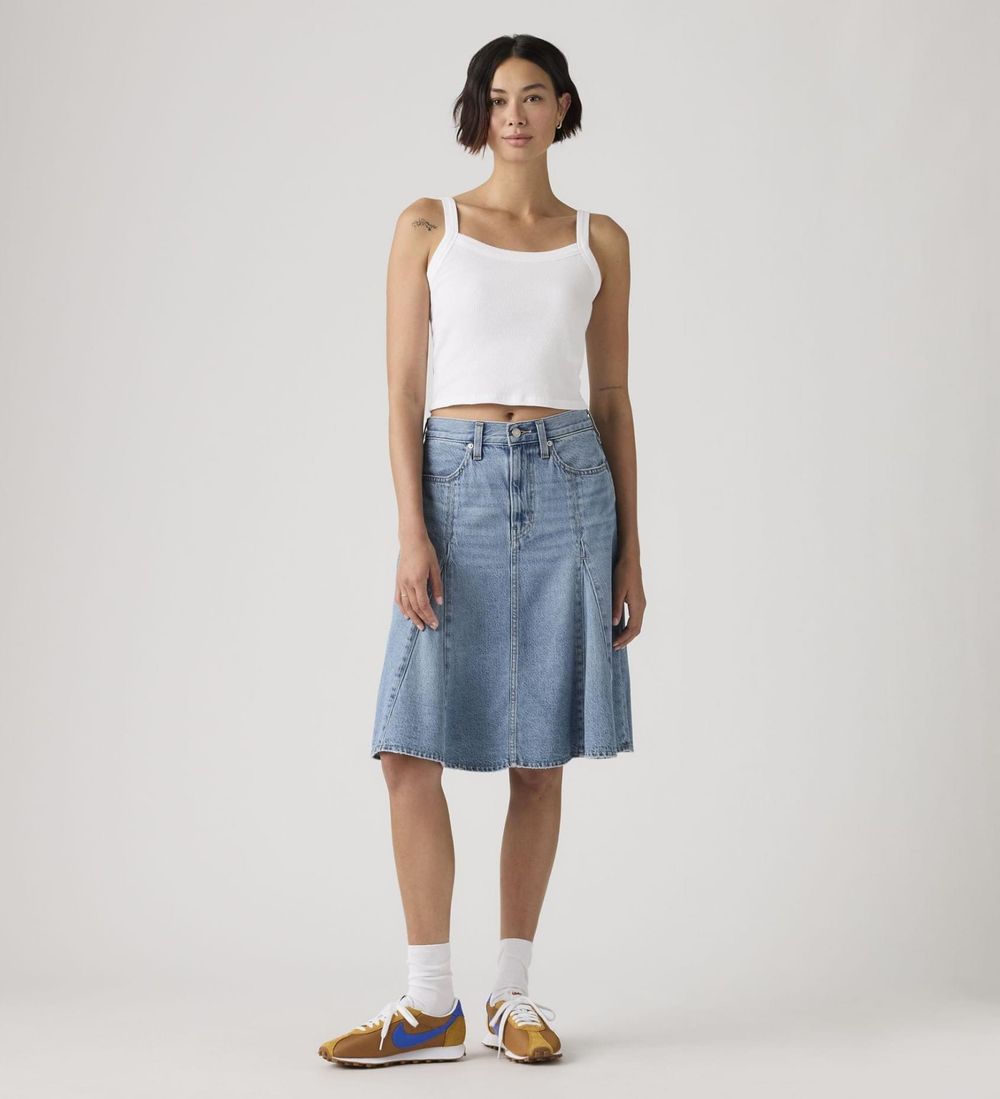 Юбка женская LEVI'S GODET KNEE LENGTH SKIRT