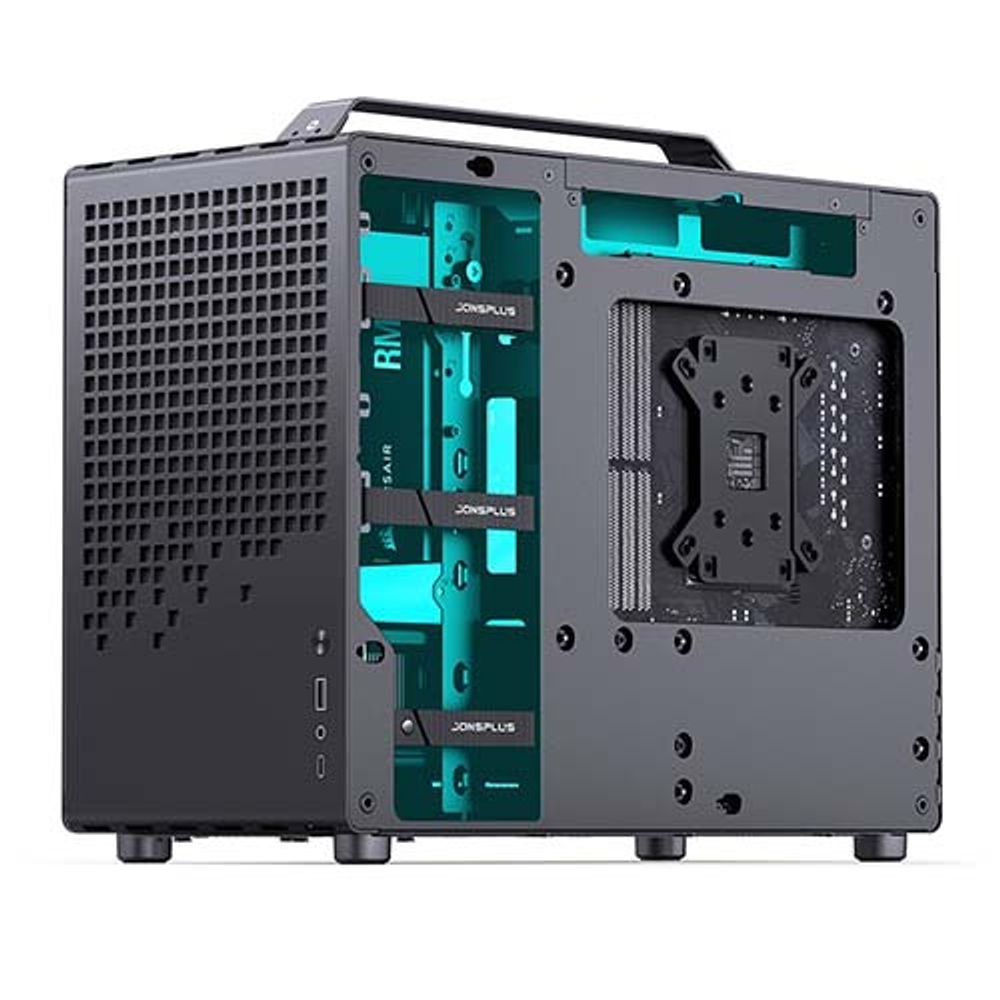 Корпус JONSBO Jonsplus Z20, mini-ITX, micro-ATX, черный (без БП)