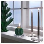 Подсвечник IKEA VINTERFINT (ВИНТЕРФИНТ), Белый, Металл, 4 см