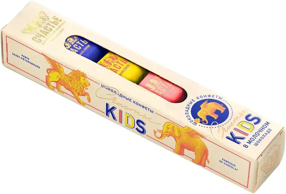 Фабрика Счастье Набор шоколадных конфет KIDS Фабрика Счастье Набор шоколадных конфет KIDS