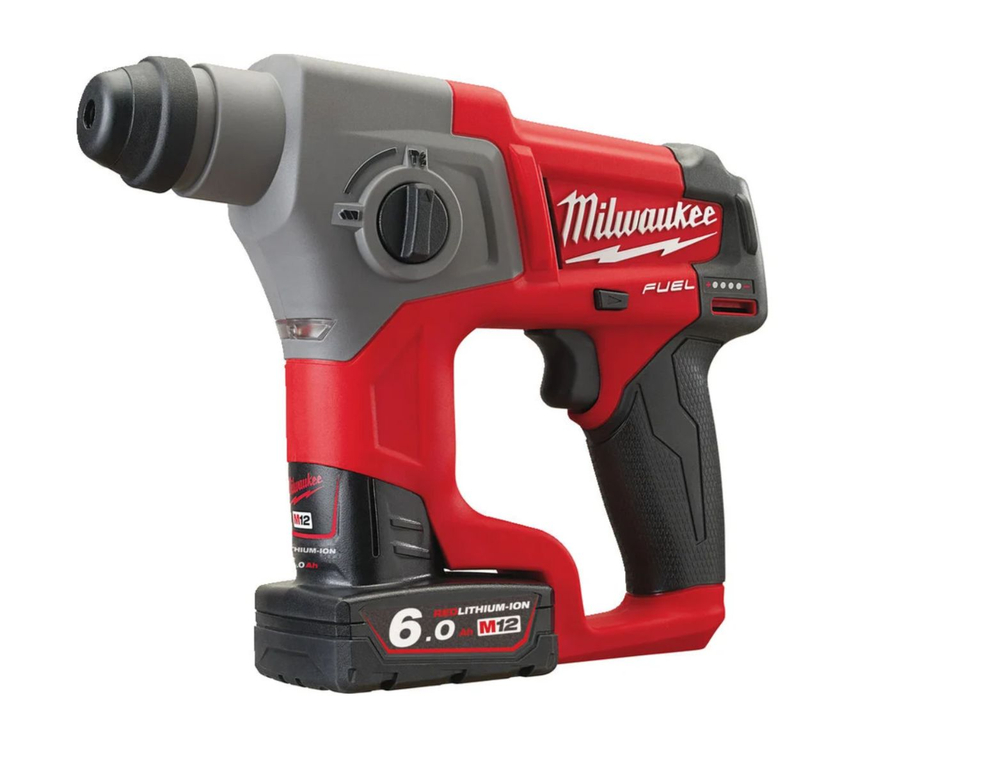 Субкомпактный SDS-PLUS перфоратор Milwaukee M12 CH-602X FUEL 4933451510