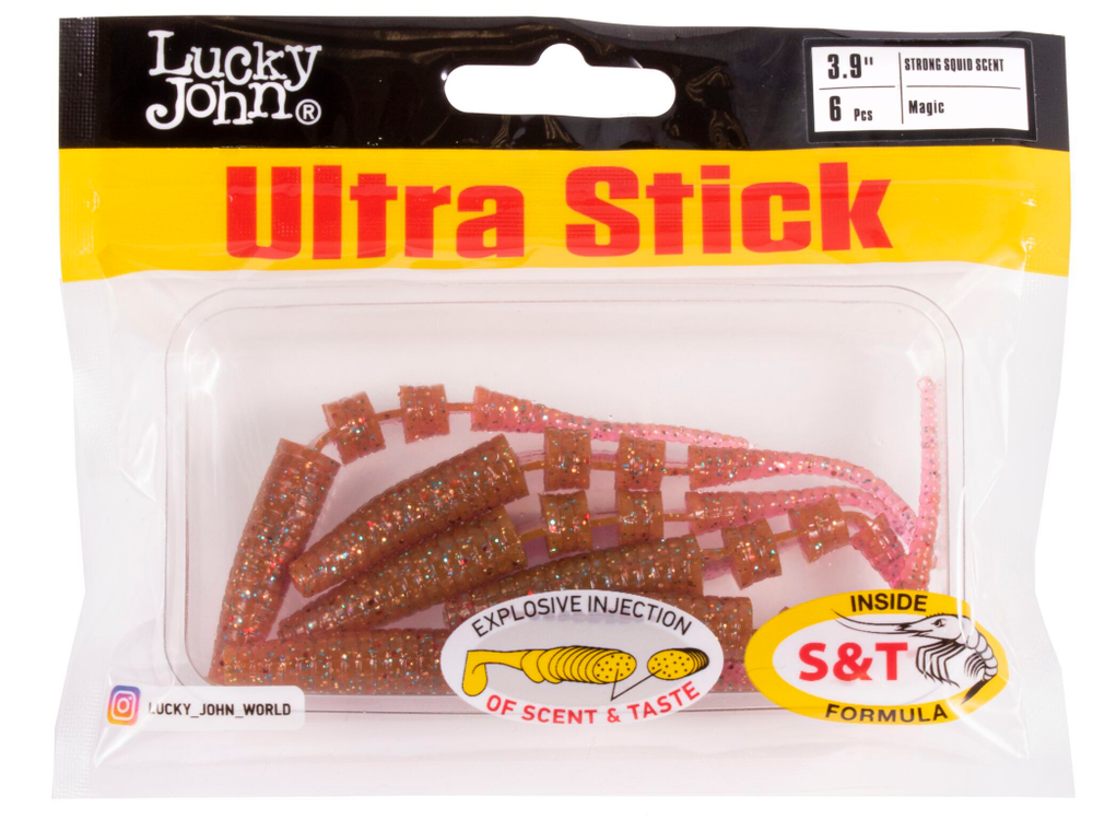 Слаги съедобные LJ Pro Series Java Stick 3,9in (10 см), цв. S14, 6 шт.