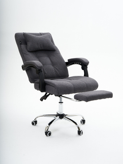 Компьютерное кресло KRESLO COMFORT Premium, обивка лён, цвет:серый