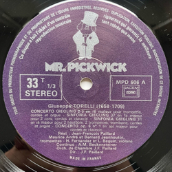 Винтажная виниловая пластинка LP Maurice Andre Giuseppe Torelli Oeuvres pour Trompette and Violon (Франция 1974)