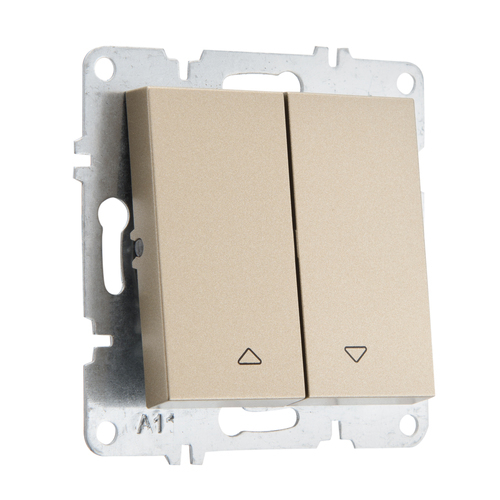 Кнопка 2-клавишная для жалюзи ARVIA Electric, шампань 50052000216