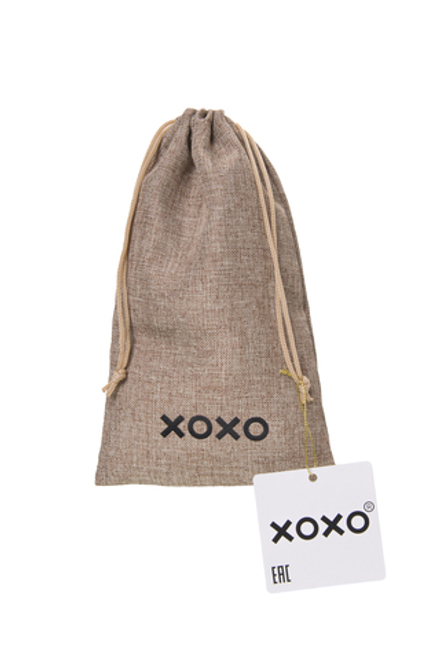 Мешочек XOXO, текстиль, 24х14 см