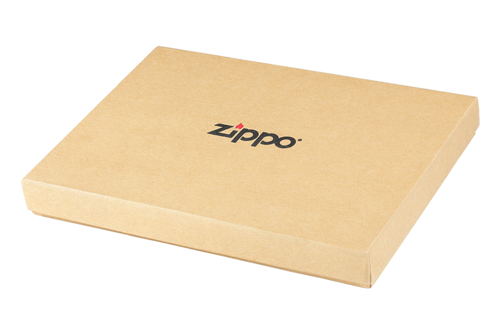 Кожаный американский чёрный кисет 17х8х2 см для табака Zippo 2006060