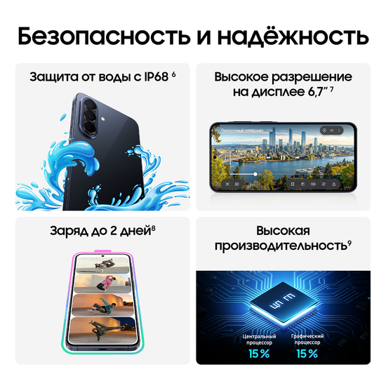 Смартфон Samsung Galaxy A57 12/256Гб сиреневый