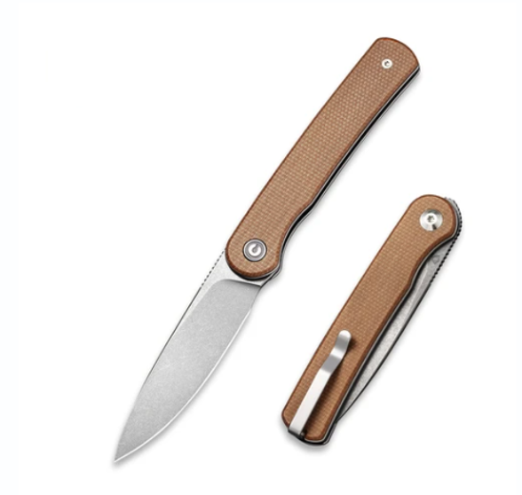 Цена наСкладной нож CIVIVI Stylum, Brown Micarta