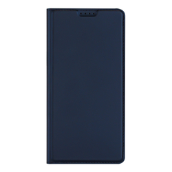 Чехол книжка из PU кожи синего цвета от Dux Ducis для смартфона OnePlus 13T и 13S, серия Skin Pro Series Case