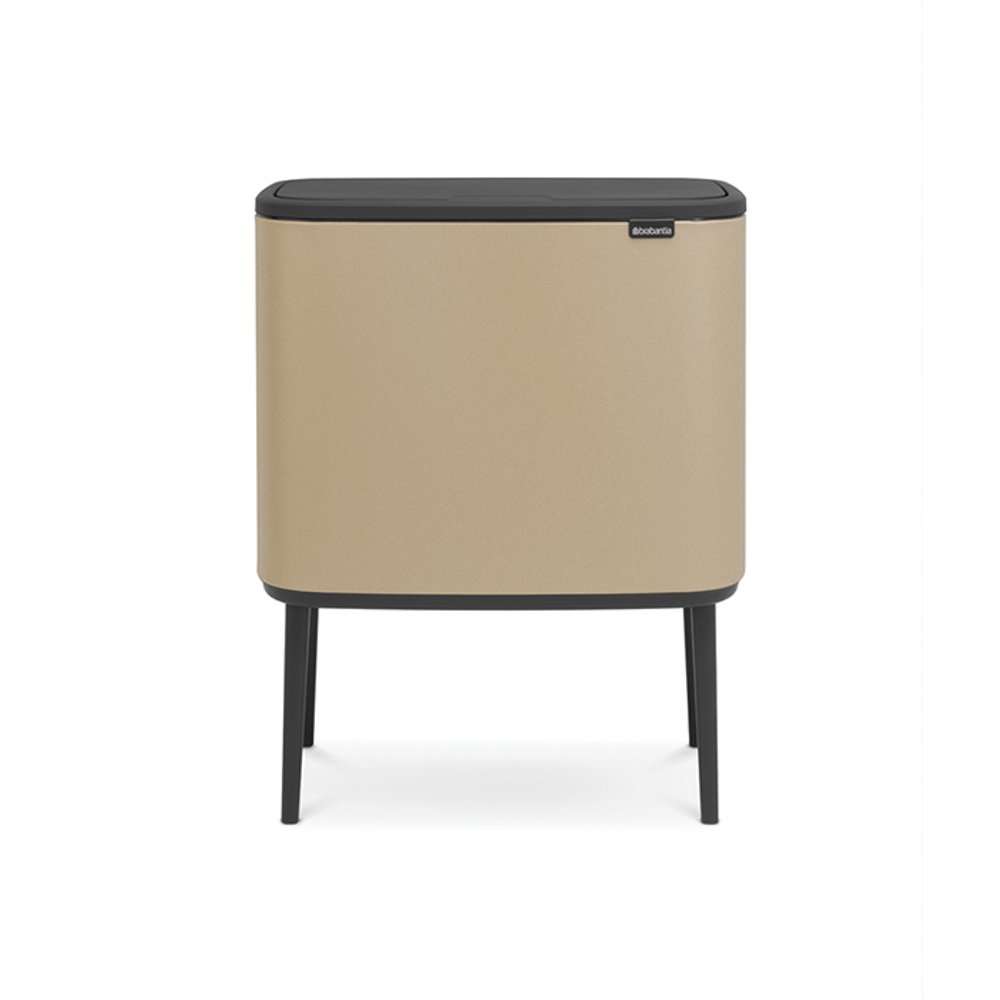 Мусорный бак Bo Touch Bin 11+23л Brabantia Минерально-золотой
