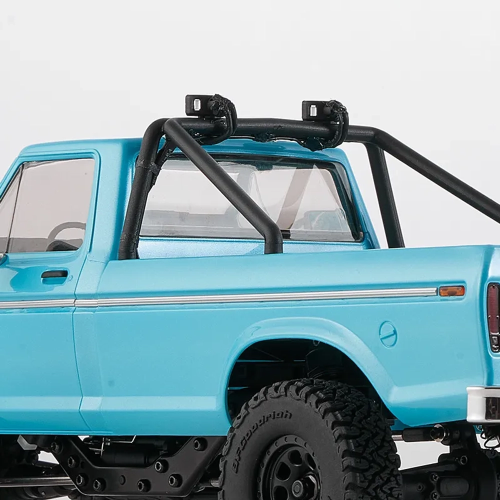 FMS 1:18 FCX18 II Ford F-100 RTR с коллекторным двигателем (колесная база 199 мм) Лазурный (2)