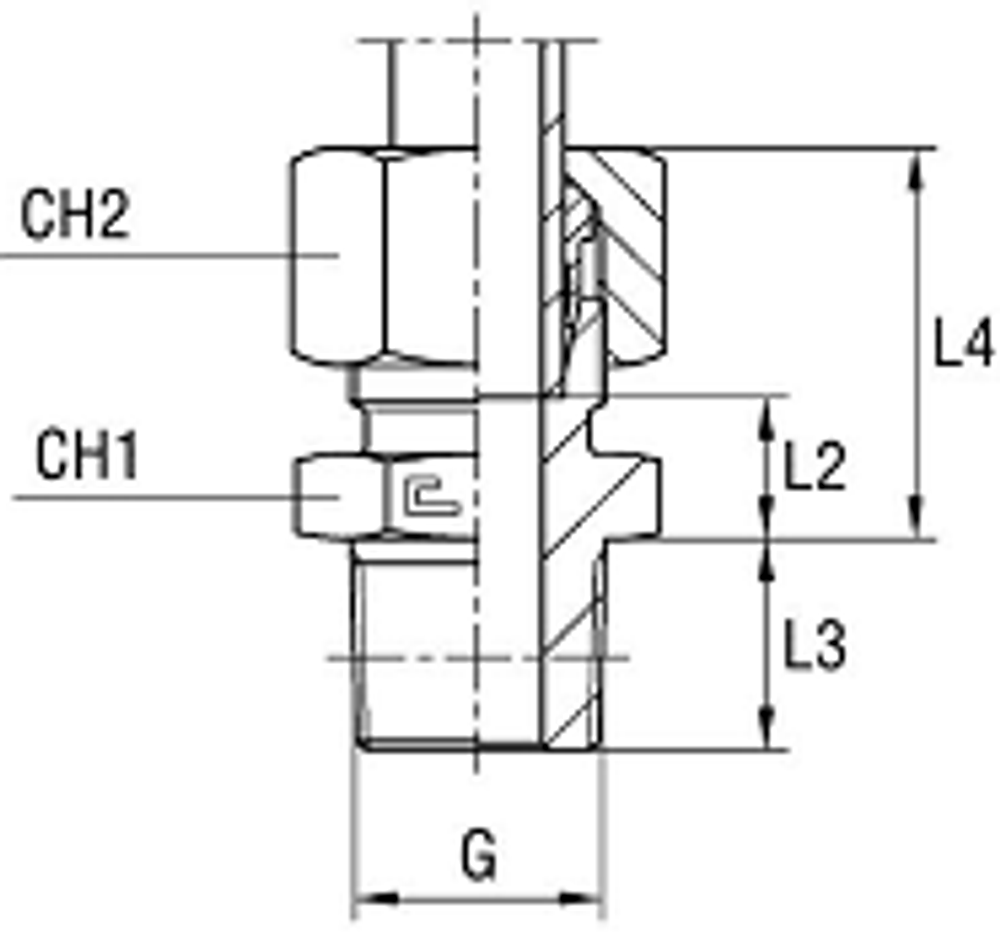 Штуцер FC DL12 BSPT 1/2" (в сборе) CAST Штуцер FC DL12 BSPT 1/2" (в сборе) CAST