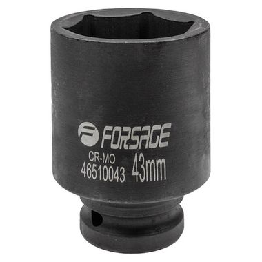 Головка ударная глубокая 3/4'', 43мм (6гр.) Forsage F-46510043