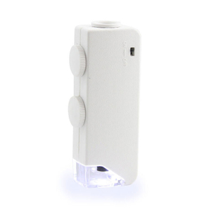 Мини-микроскоп 160x-200x, LED подсветка, футляр