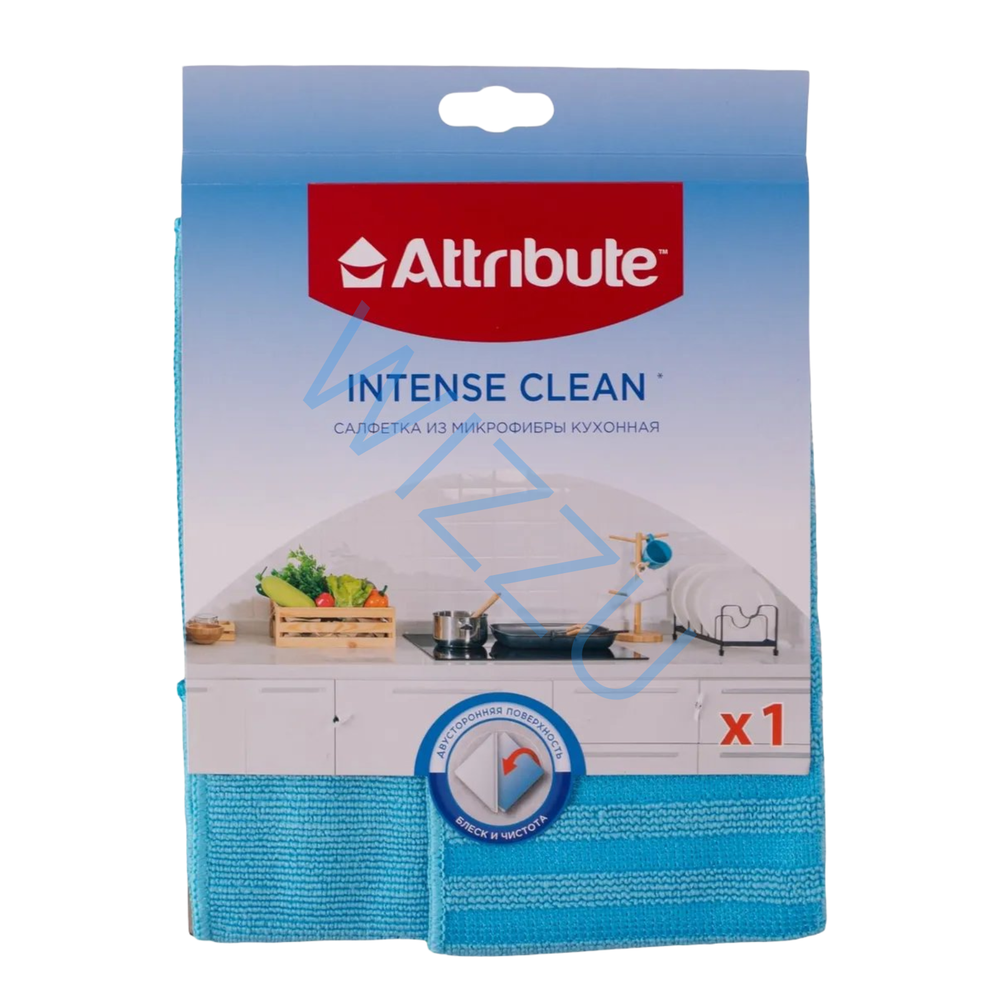 Салфетка из микрофибры ATTRIBUTE универсальная 30*30 см 200 г/м2 3 шт