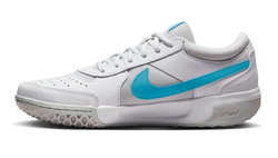 детские Кроссовки теннисные Nike Zoom Court Lite 3 JR - white/baltic blue/photon dust/white