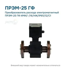 Преобразователь расхода электромагнитный ПРЭМ-25 ГФ ИМИ/-/16/НЖ/IP65/12/C1