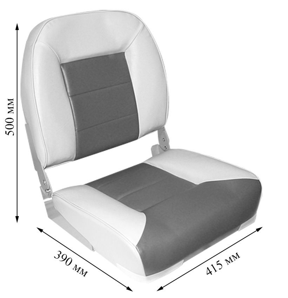 Сиденье "Premium low back", песочное с коричневым (10250456)