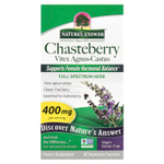 Nature's Answer, Chasteberry, Vitex Agnus-Castus, 400 мг, 90 вегетарианских капсул