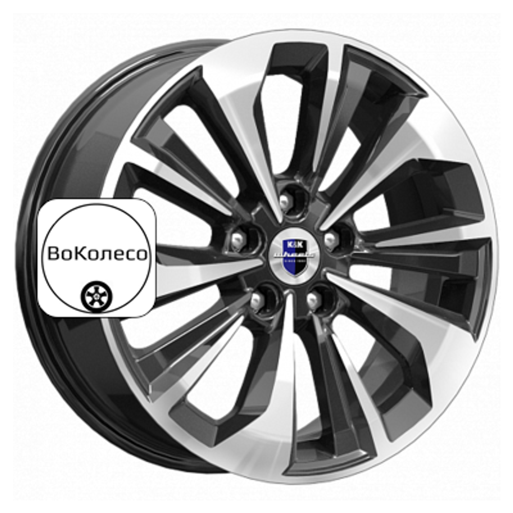 7x17/5x114,3 ET45 D67,1 Авиор (КС936) Алмаз черный K&K