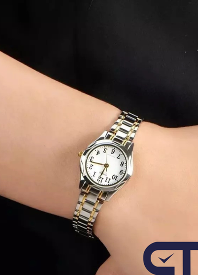 Casio LTP-1275SG-7B — женские классические часы с белым циферблатом