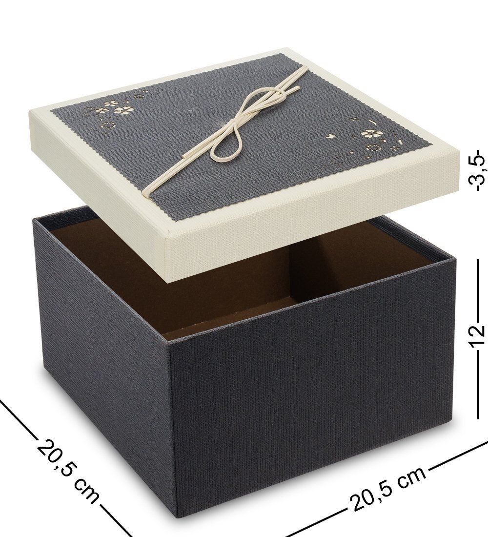 Packing Symphony WF-81-A Набор коробок из 3шт «Квадрат» цв.графитовый