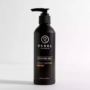 Премиальный гель для бритья REBEL BARBER Smoky Leather 200 мл