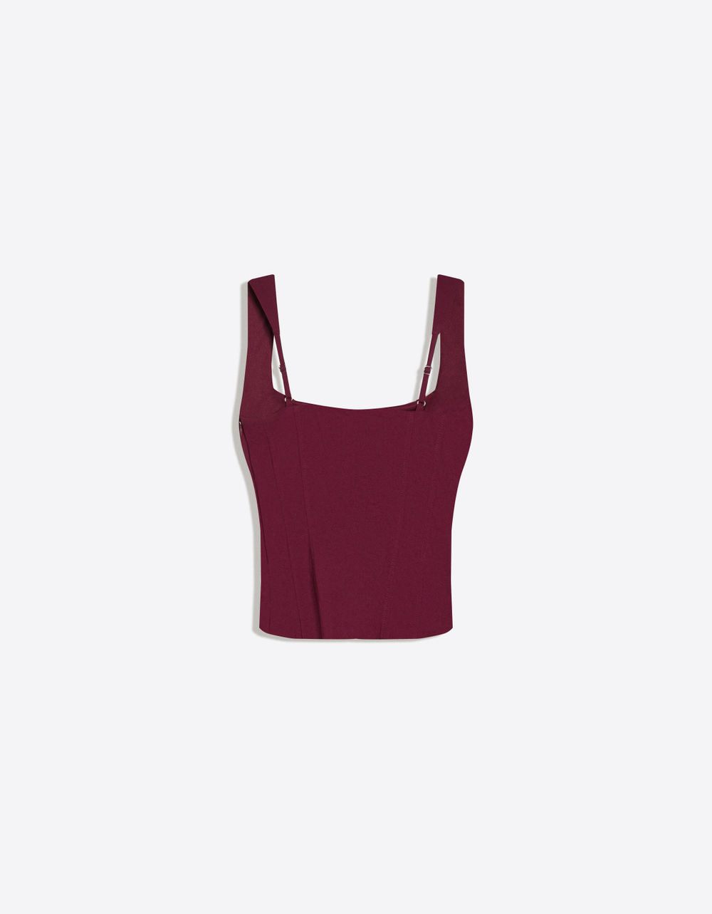 Женский топ-корсет из бенгалина - BERSHKA