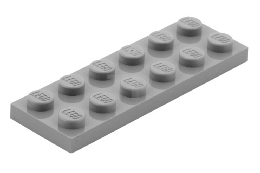 Lego Плитка 2х6 (серый) 4211452