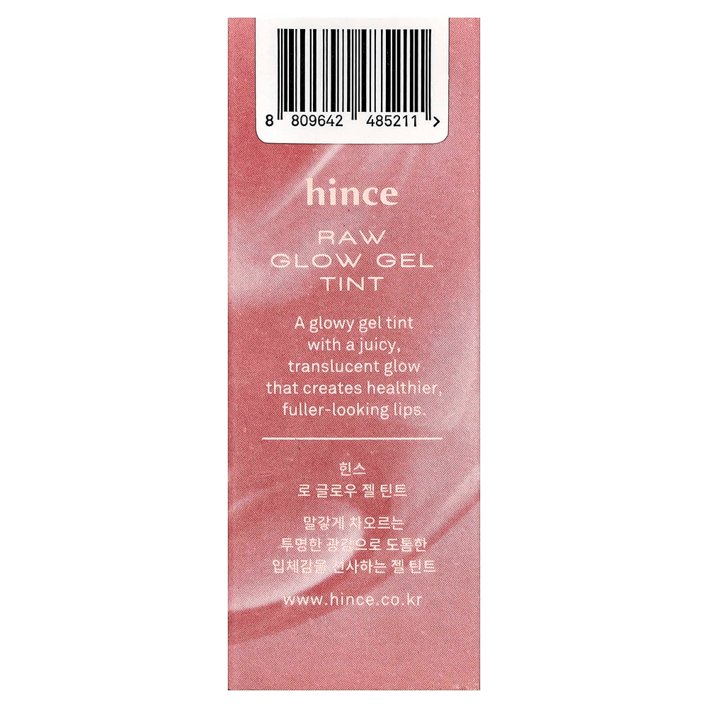Hince, Raw Glow, гель-краситель для сияния кожи, R001 Bare, 4 мл (0,13 жидк. унции)
