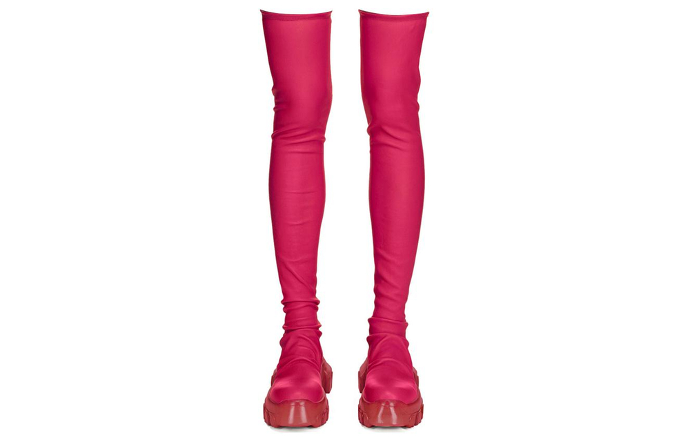 RICK OWENS/RO Over the knee Boots Women"s Fuchsia