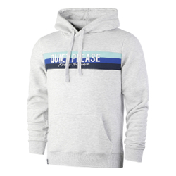 Мужская кофта теннисная Quiet Please Ocean Stripe Hoody Men - Lightgrey, Blue