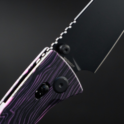 Нож складной Daggerr Alligator TS Purple Black
