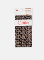 CONTE FANTASY Плотные носки с вывязанным рисунком «Love»