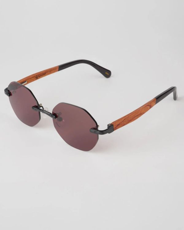 Очки солнцезащитные Spunky Free Flow Ring-Dong Brown. dark brown lens - фото 3