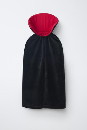 ZARA КАРНАВАЛЬНАЯ НАКИДКА ВАМПИРА, ЧЕРНЫЙ