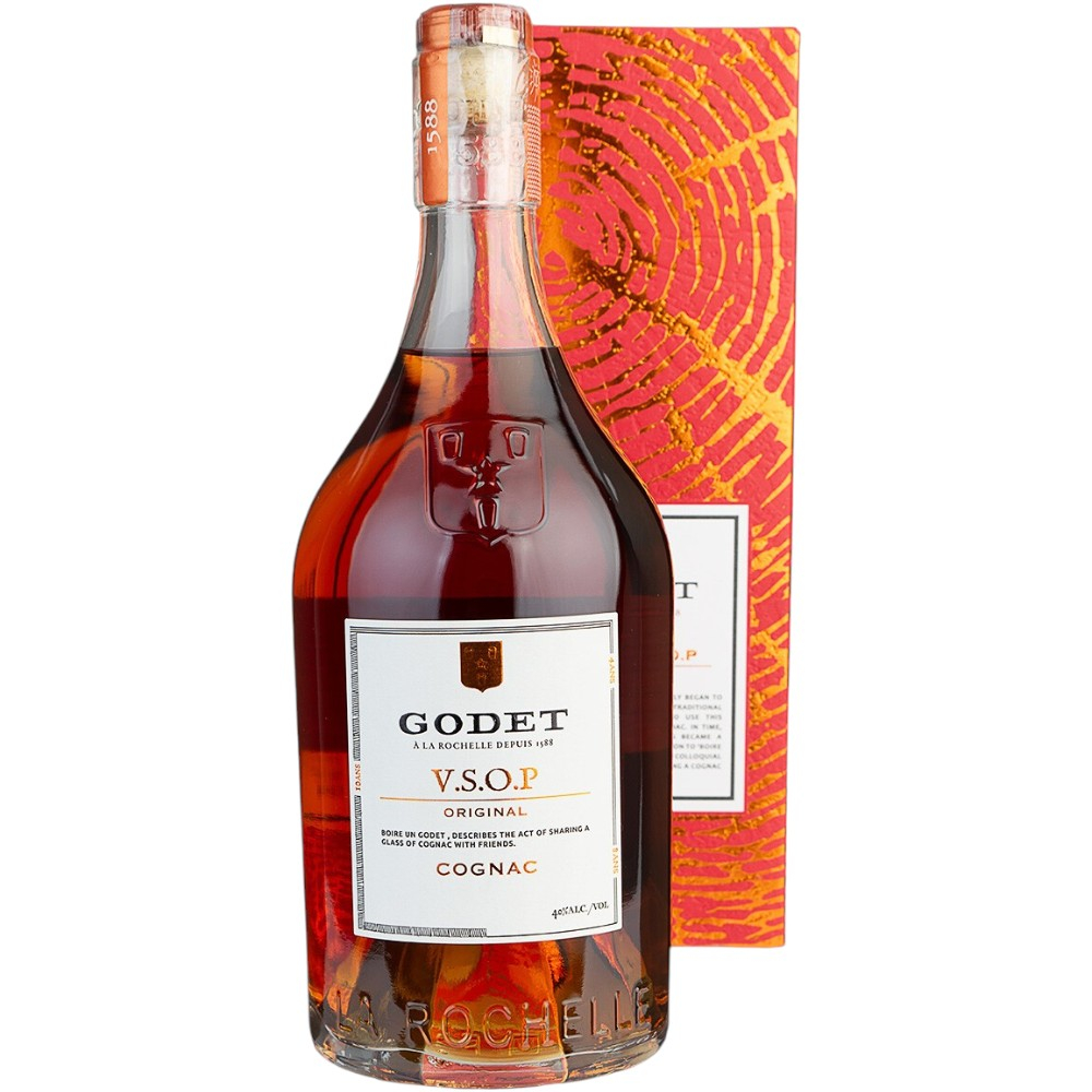 Коньяк Godet VSOP Original 0,7 л. В подарочной коробке
