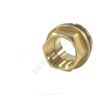 Переход латунь Ду 20х15 (3/4"х1/2") с герметичной прокладкой НР/ВР R593D Giacomini R593DY002