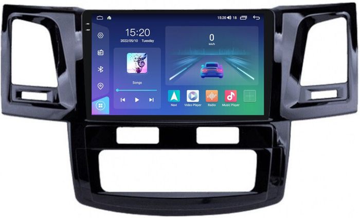 Магнитола для Toyota HiLux 2011-2015 - Parafar PF062RN2K на Android 13, Быстрая, QLED+2K, CarPlay, 4G SIM-слот