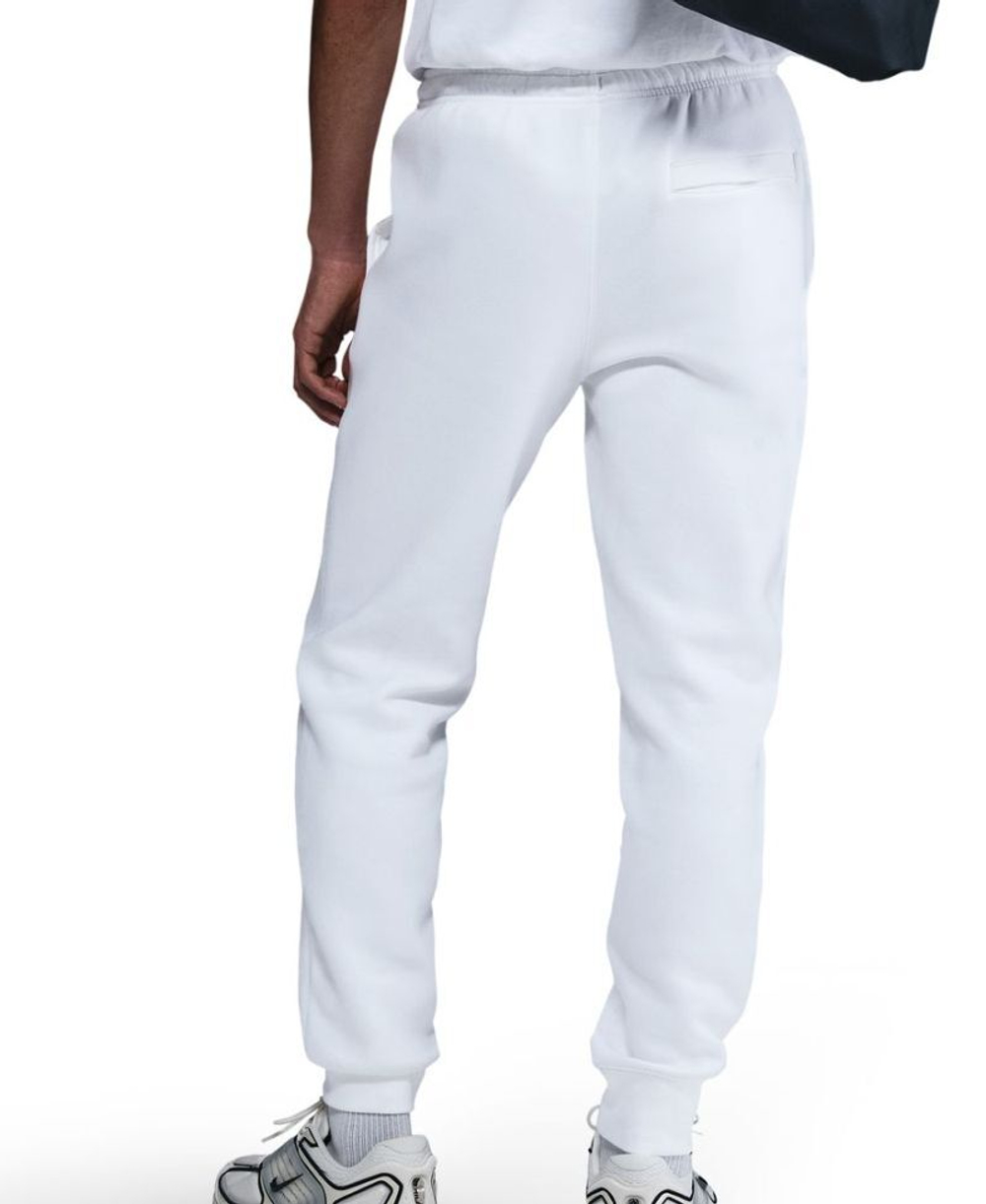 Мужские теннисные штаны Nike Club Jogger - white/white/black