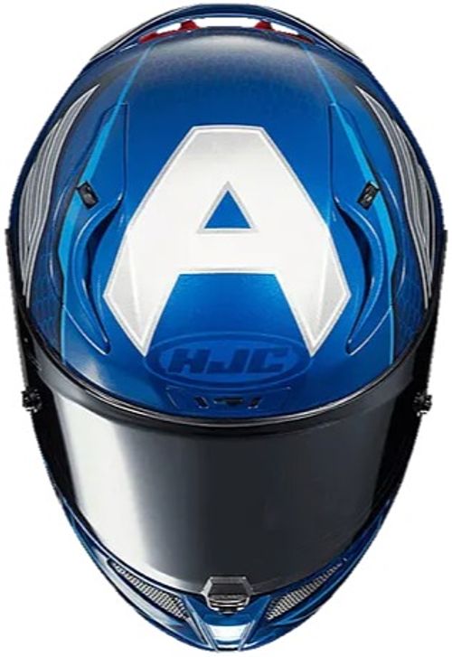 Купить Мотошлем Интеграл HJC RPHA11 Marvel MC2 Captain America / Сине-красный