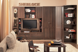 Шкаф для белья Sherlock 9 левый, орех