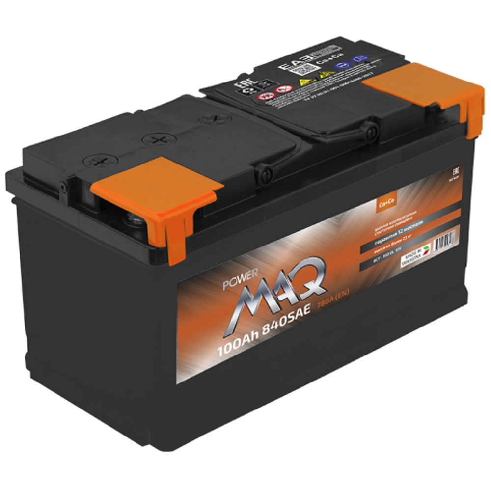 Аккумулятор 6CT-100 А.ч., п.п.,  L+(1), VL MAQ power