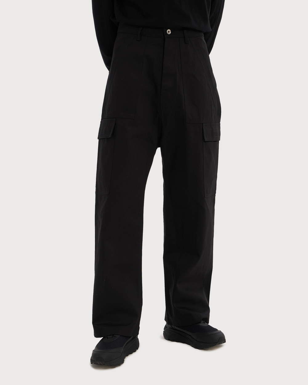 RICK OWENS DRKSHDW БРЮКИ ЧЕРНЫЕ CARGO