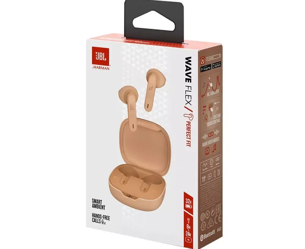 Беспроводные наушники JBL Wave Flex TWS Beige - 9