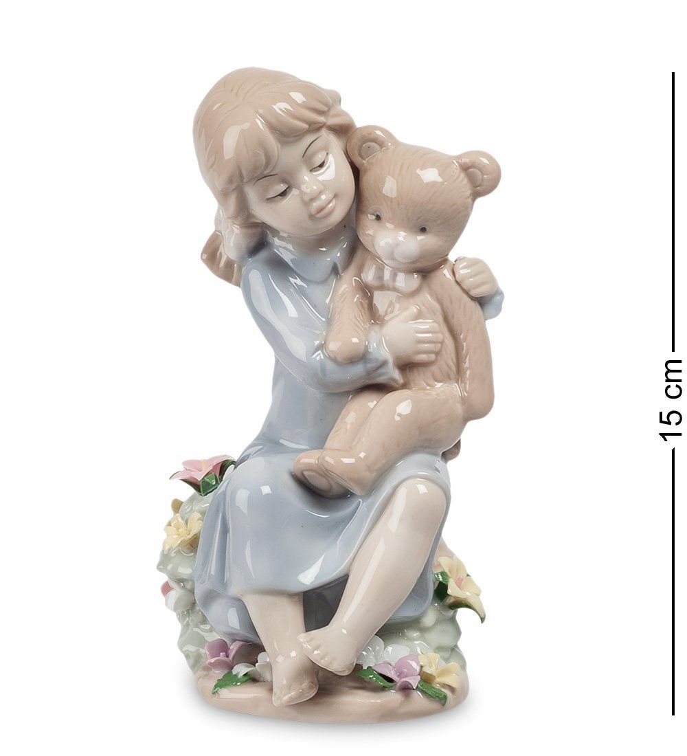 JP-29/63 Фигурка «Девочка с медвежонком» (Pavone)